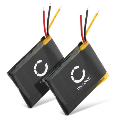 2x Batteria per GoPro Hero 4, 3plus; ARMTE-001; ARMTE-002 YD362937P LiPo Model RC 2 (350mAh, 3.7V) di CELLONIC