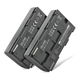 2x Batteria 2000mAh