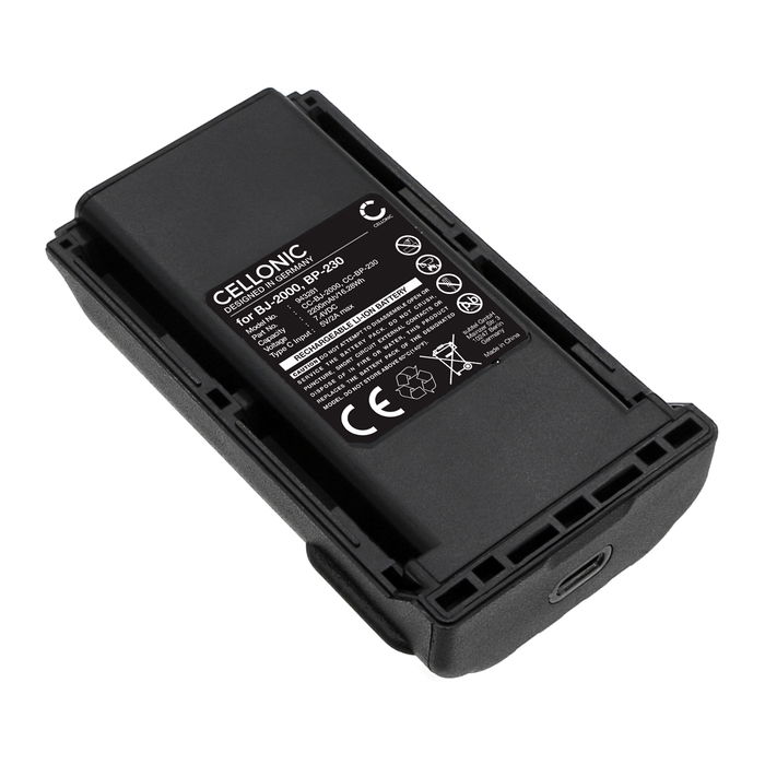 Icom BP-232N Akku 2200mAh Ersatzakku Batterie von Cellonic