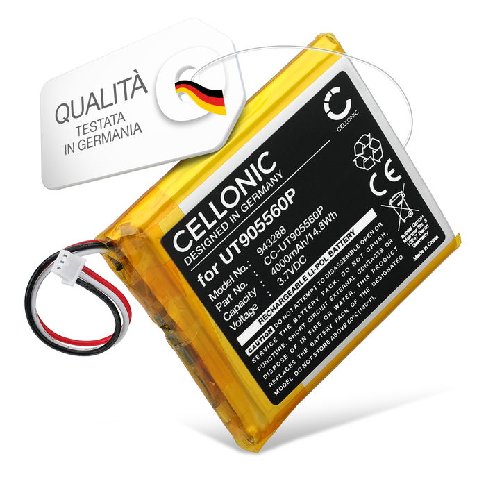 Batteria per Babysense HD S2, Bonoch BBM01, BBM03, BBM05 4000mAh marca CELLONIC