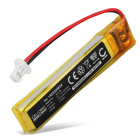 Batterie pour Logitech Spotlight Presentation Remote 1423304834 (110mAh, 3.7V) de CELLONIC