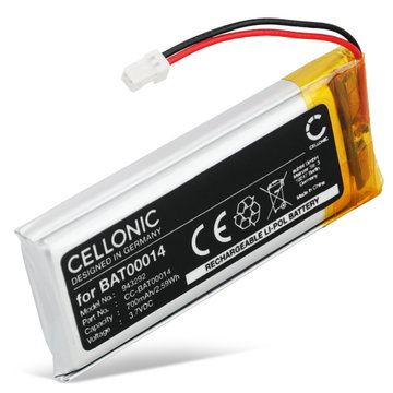 Battery for Cardo Packtalk Edge, Pro, Neo, Custom, EdgePhones BAT00014 (700mAh, 3.7V) from CELLONIC