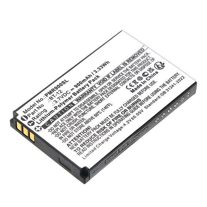 Akku für Pliant MicroCom XR, MicroCom XR900 BT-12 (900mAh, 3.7V) von CELLONIC