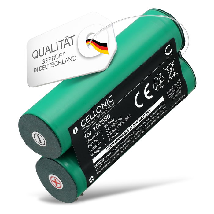 Akku für Bosch Uneo 7.4V 3000mAh Li Ion von CELLONIC