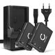 2x 1500mAh 3.7V + Chargeur