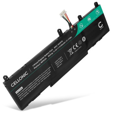 1x Batterie pour HP EliteBook 830 Gen 9, 840 Gen 10, 1040 G10, Elite x360 830 G11, ZBook Firefly 14 G10, Firefly 16 G10, Elitebook 835 Gen 10, WP03XL 11.4V 4150mAh de CELLONIC