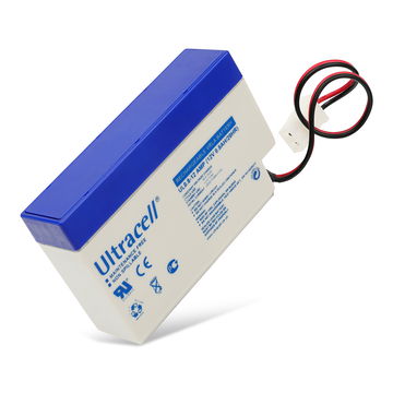 Batterie Bleiakku 12 V, 0,8 Ah (UL0.8-12) mit AMP-Stecker Bleiakku UL0.8-12 (800mAh, 12V) de Ultracell