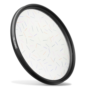 Nikon AF-S Nikkor 24mm 1:1.4G ED Rainbow Starlight Brushed Filter Ø 77mm Effect Filter from CELLONIC