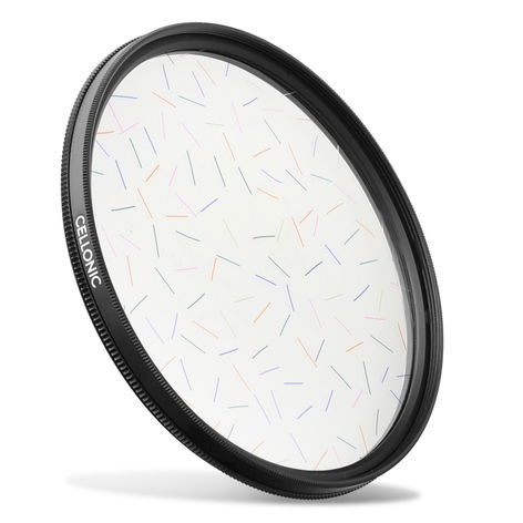 Filtre Arc-en-ciel Starlight à effets de traits Ø 82mm pour objectifs Canon EF 16-35mm F2.8L III USM, f/2.8L II USM – Filtre d’effet en Verre + métal de CELLONIC