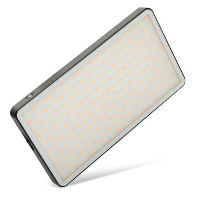 LED Videolicht - Bicolor Kamera-Aufstecklicht, CRI 95, 0-100 % dimmbar, USB-C & Micro USB wiederaufladbar von CELLONIC