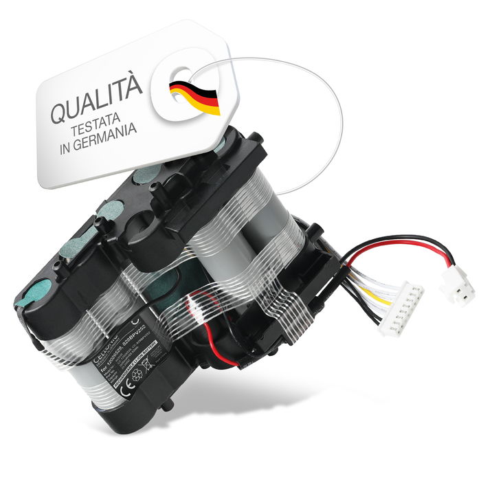 Batteria per Bosch Flexxo 2-in-1, 828BPV252, BCH3P255, BCH3K255/03, BCH3P255/03 2600mAh di CELLONIC