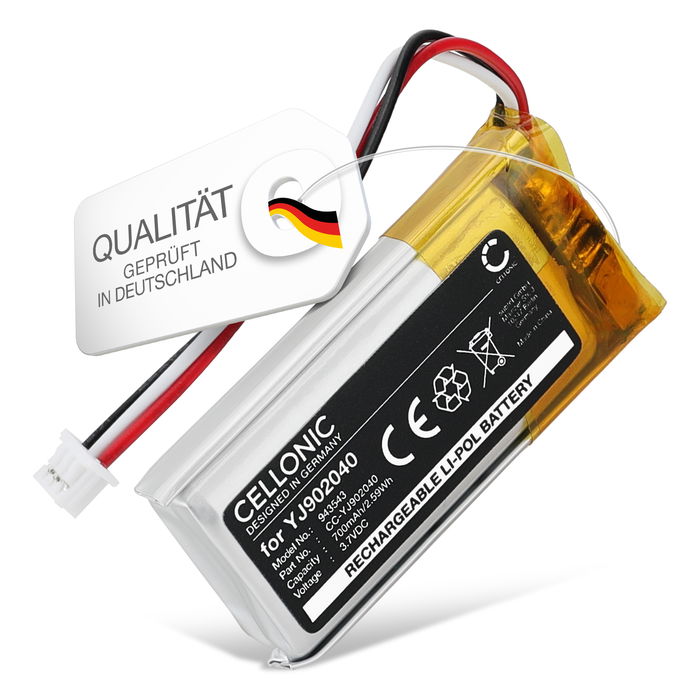 Akku für Babymoov A014304 Babyphone Handy Care (700mAh, 3.7V) von CELLONIC