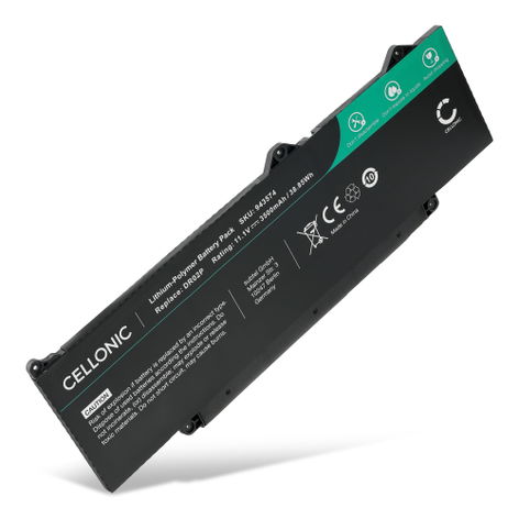 Battery for Dell Latitude 5455, 14 7455, 14 5455 DR02P (3500mAh, 11.1V) from CELLONIC
