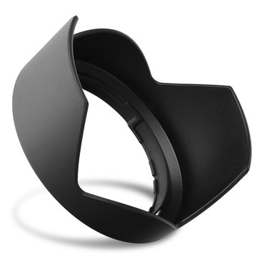 ALC‑SH127 Appareil photo Ø 49mm Pare-soleil pour Sony ALC‑SH127 Vario-Tessar T* E 16 - 70 mm F4 ZA OSS – Plastique Baïonnette Fleur / Tulipe / Pétale Pare-soleil de CELLONIC