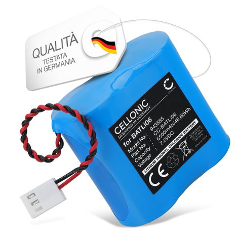 Batteria per DAITEM D8000; DP8000; D14000; DP1000; D14650D BATLi06 (6500mAh, 7.2V) di CELLONIC