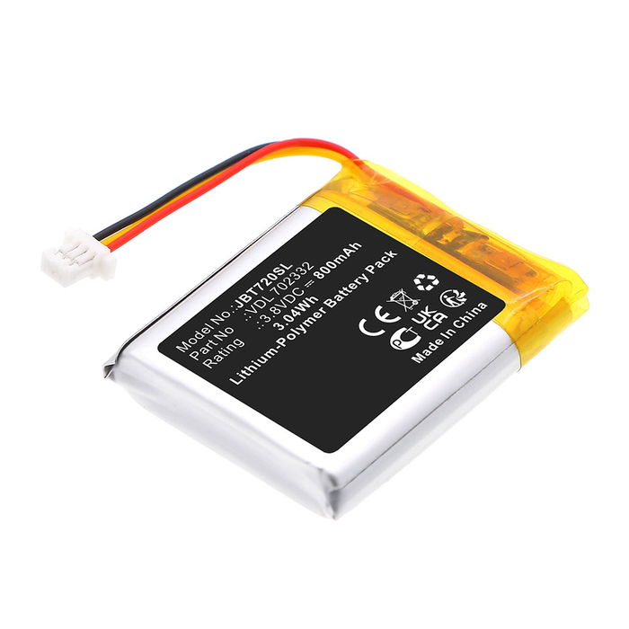 JBL Tune 720BT Akku 800mAh Ersatzakku Batterie von Cellonic