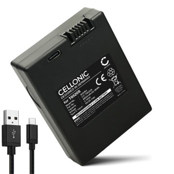 1x Batteria per Eufy eufyCam 3, eufyCam 3C, E330, S330, Smart Lock S230, SmartDrop, Video Smart Lock S330 T8520S (8800mAh, 3.7V) + USB C Cable di CELLONIC