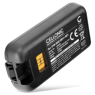 Batterie pour Honeywell CK3X, CK3, CK3R, CK3A, CK3B, CK3C, CK3N, CK3N1, CK3C1 4400mAh 3.7V de CELLONIC