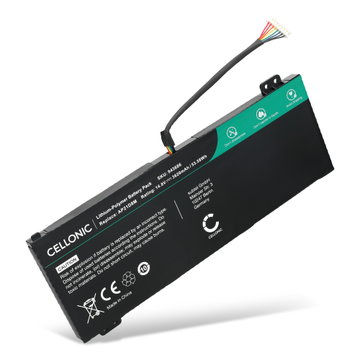 1x Batteria per portatile Acer Nitro 5, V 15, 16 AN160-51, 16 AN515-46, 5 AN515-46, 5 AN515-47, 5 AN515-58, AN16-51, Acer AP21D8M, CS-ACN161NB, KT.0040G.015 ricambio per laptop 3620mAh 14.8V 