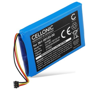 1x Akku für Garmin zumo XT, Tread 5.5, 361-00133-00 (2600mAh, 3.7V) von CELLONIC