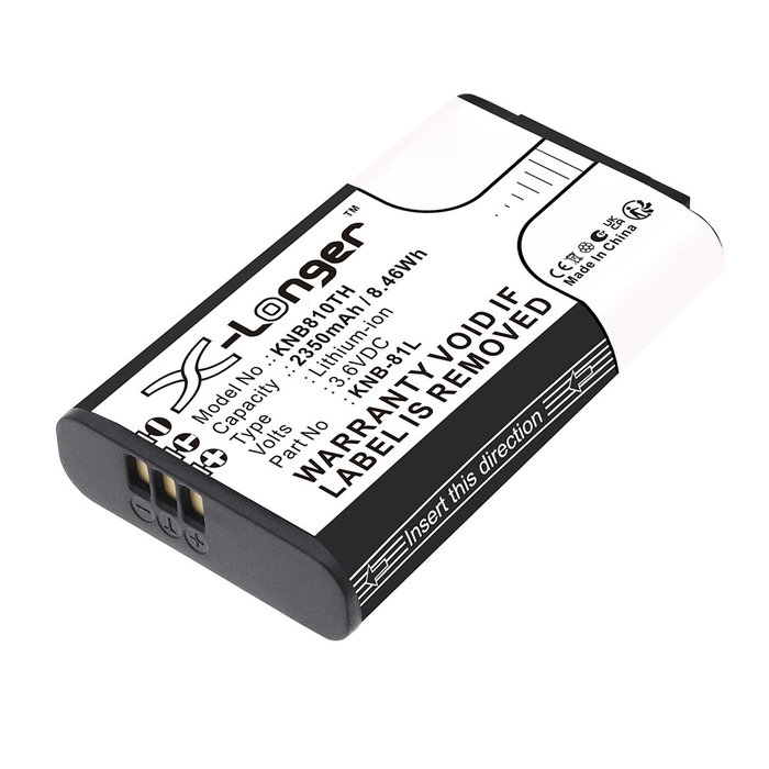 Akku für Kenwood PKT-300, TK-3601D, NX-P500 KNB-81L 2350mAh Lithium-Ionen von CELLONIC