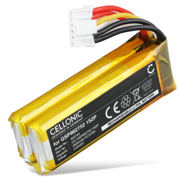 Batterie JBL Grip GSP982752 1S2P (2600mAh, 3.85V) de CELLONIC