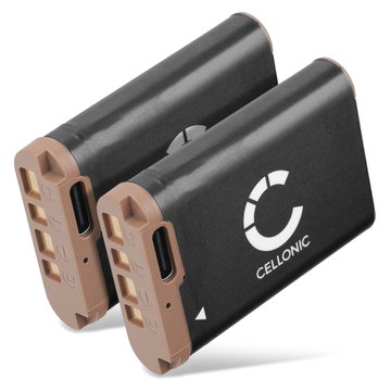 2x Batterie pour Sony Cyber-shot DSC-RX100, DSC-RX100M3 (RX100 III), NP-BX1 (1120mAh, 3.6V) de CELLONIC