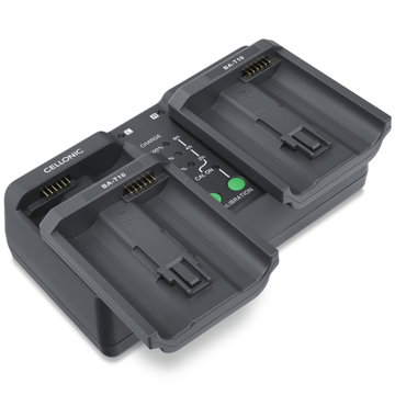 USB-Doppelladegerät (EN-EL4, EN-EL4a) für Nikon D3, F6, D3s, D2X + 1m von CELLONIC