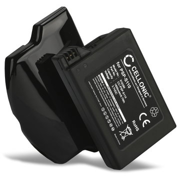 PSP-S110 Ersatz Akku für Sony PSP Slim & Lite (PSP-2000 / PSP-2004) / PSP Brite (PSP-3000 / PSP-3004) XXL - Console / Controller Ersatzakku 1800mAh , Batterie