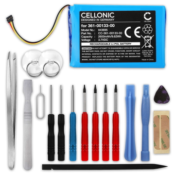 Garmin zumo XT Batterie + kit d'outils 2600mAh de CELLONIC