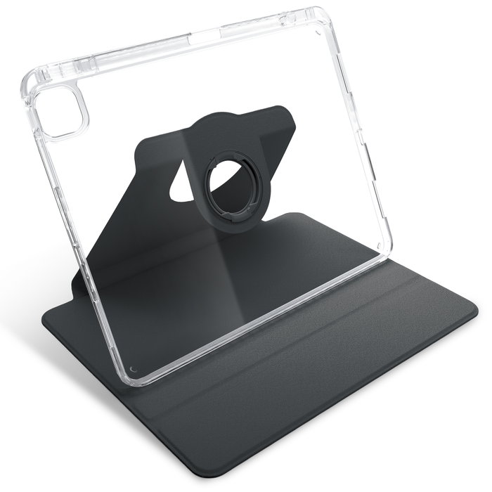 CELLONIC 360 Grad iPad Hülle mit Klappe, für iPad Pro 13 (25/24), Schwarz