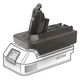 1x Akkuadapter Makita 18V auf Dyson V6