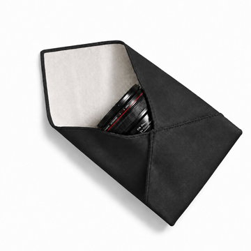 Chiffon d'Emballage pour Caméra, Noir, 30 x 30 cm (S) de CELLONIC